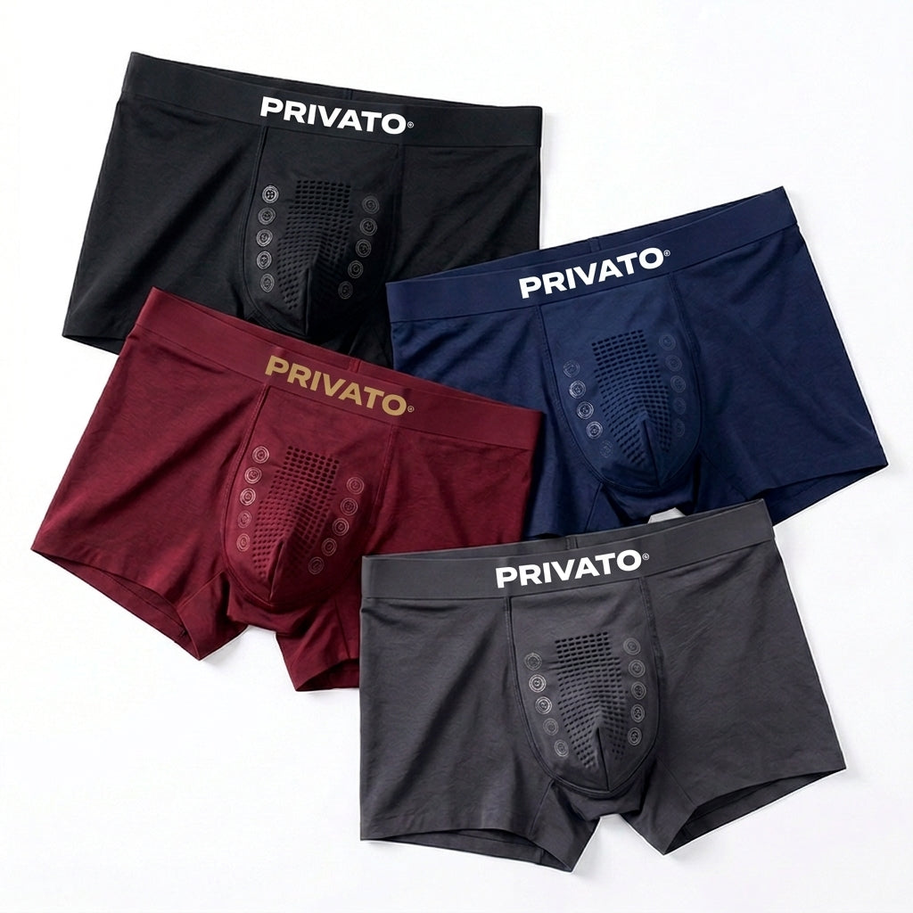 [COMPRA 5 Y LLÉVATE 5] PRIVATO® - Bóxers de Bambú: Tecnología Antitranspirante y Escudo Antiolor