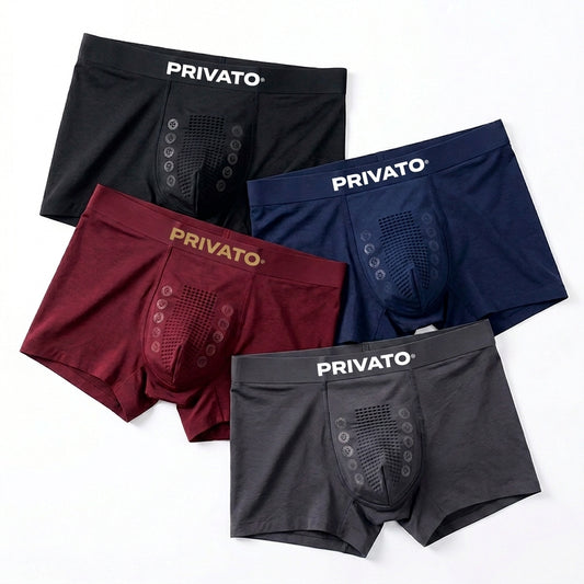 [COMPRA 5 Y LLÉVATE 5] PRIVATO® - Bóxers de Bambú: Tecnología Antitranspirante y Escudo Antiolor