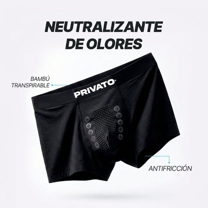 [COMPRA 5 Y LLÉVATE 5] PRIVATO® - Bóxers de Bambú: Tecnología Antitranspirante y Escudo Antiolor